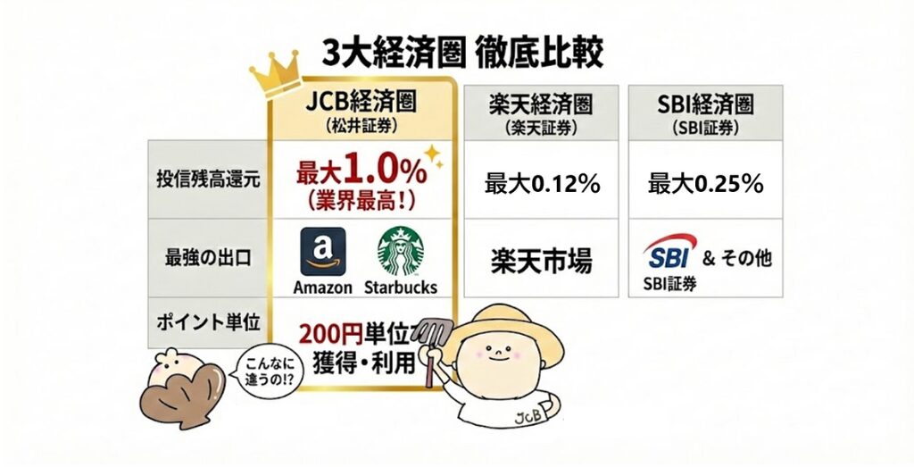 3大経済圏徹底比較