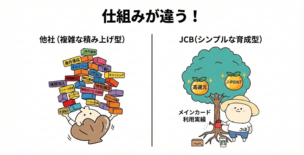 経済圏としての「還元率」と「仕組み」の違い