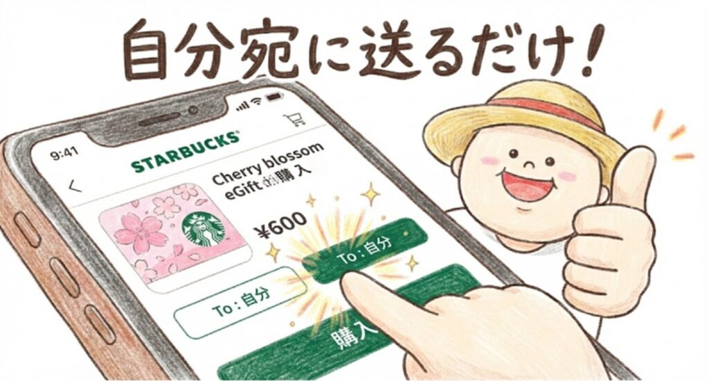 誰でも使える！自分宛に「eGift」を送るだけの新・習慣