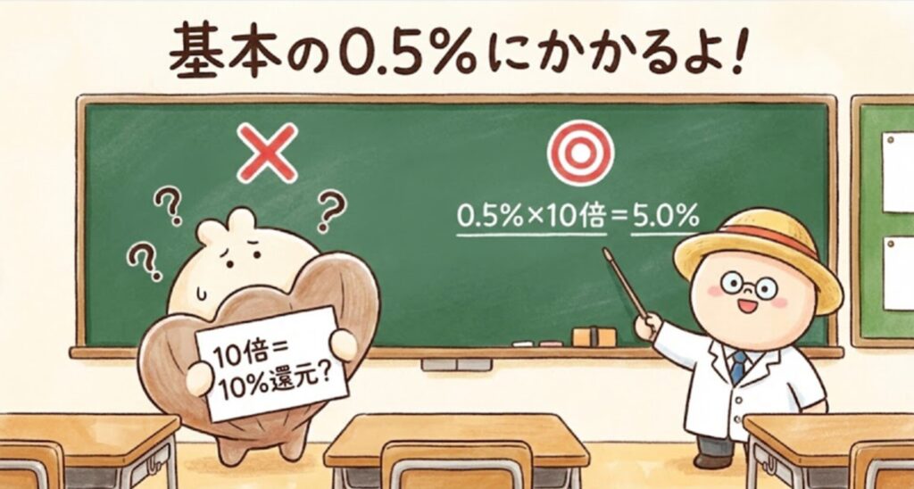 【重要】「10倍＝10%」ではない？ポイント計算の落とし穴