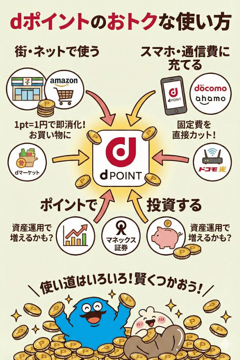 dポイントのお得な使いかた