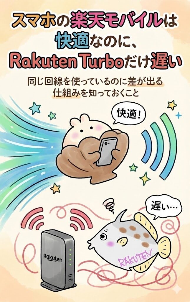 楽天モバイルとRakuten Turboの違い