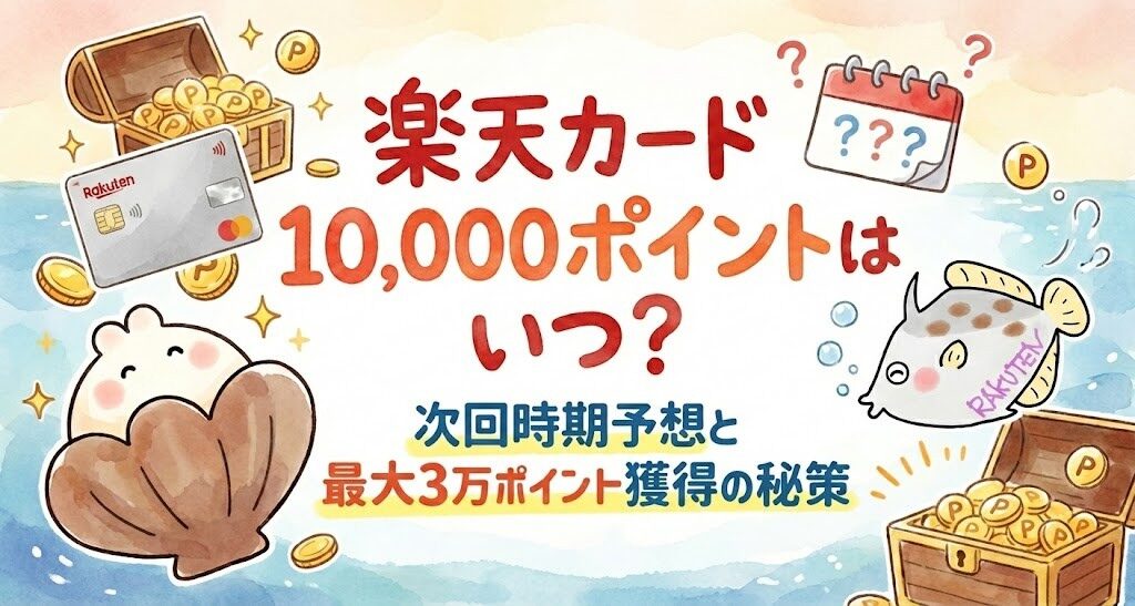 楽天カード(1万ポイント)