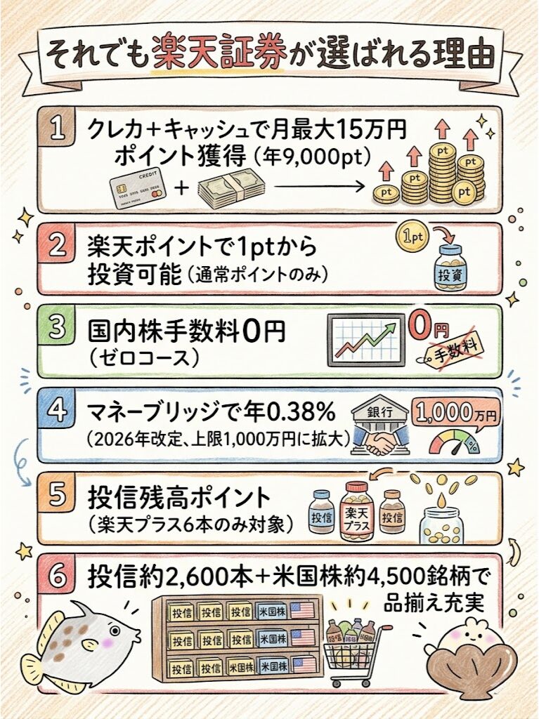 それでも楽天証券が選ばれる理由