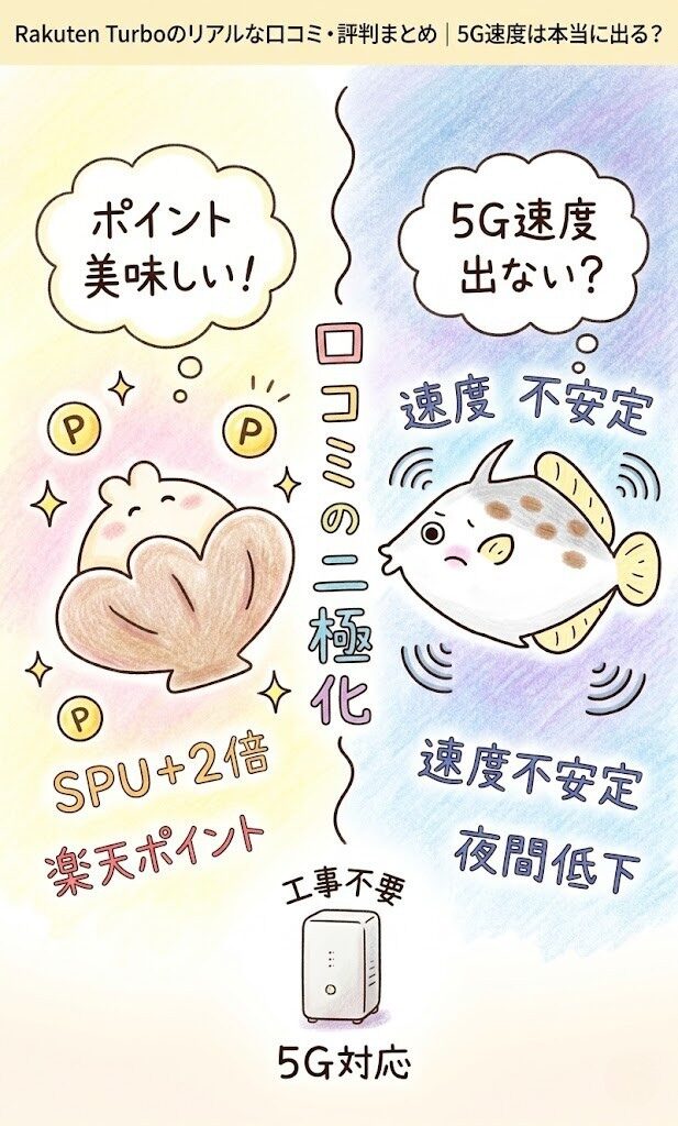 Rakuten Turboリアルな口コミ