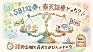 SB証券と楽天証券どっち?
