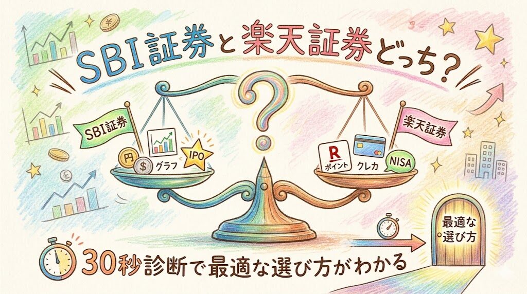 SB証券と楽天証券どっち？