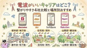 各4大キャリア比較