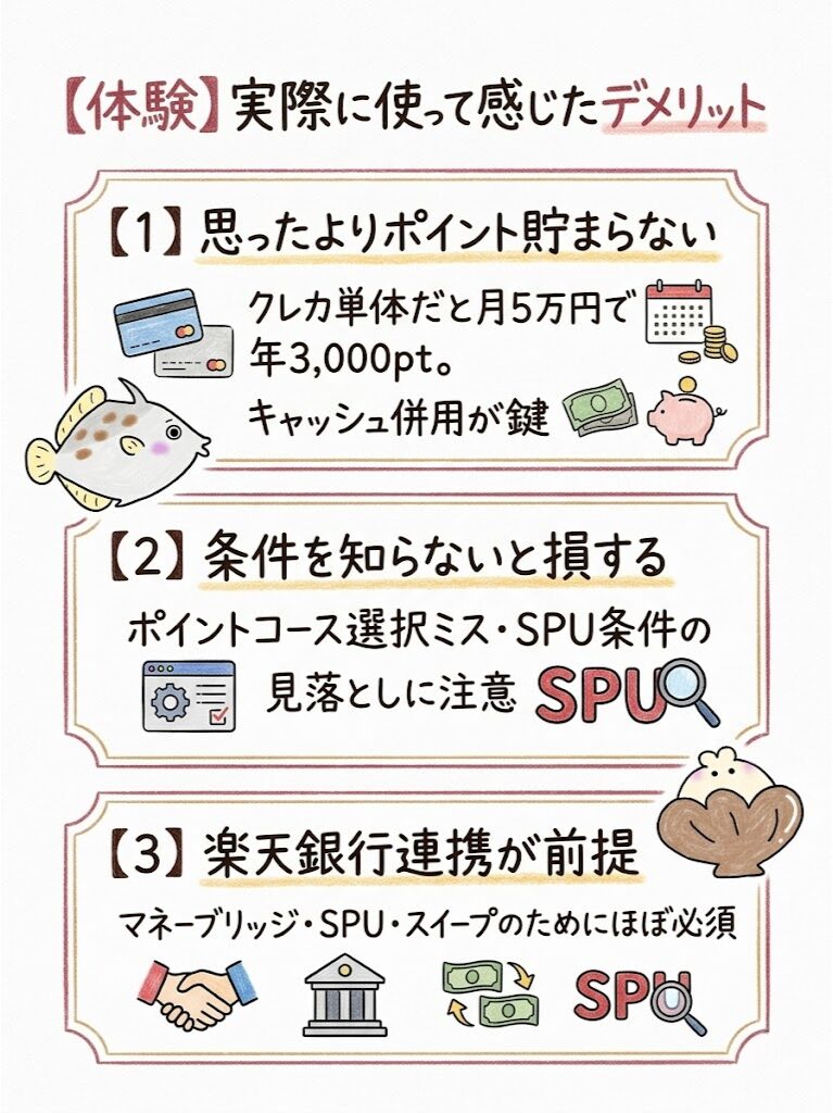 【体験】実際に使って感じたデメリット