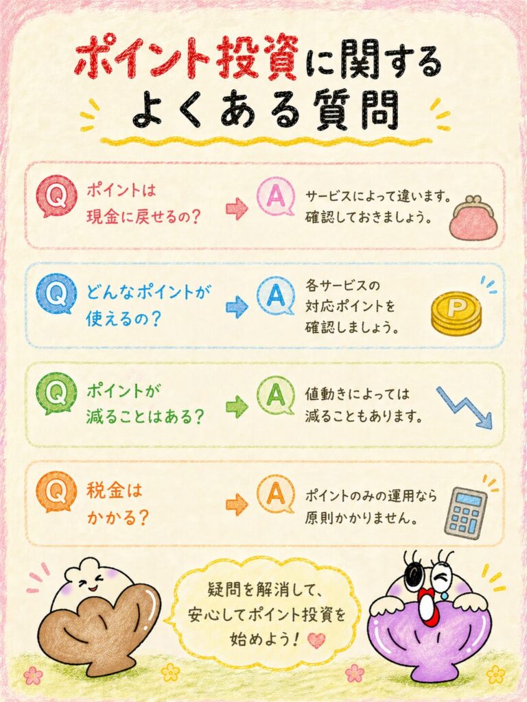 ポイント投資に関するよくある質問