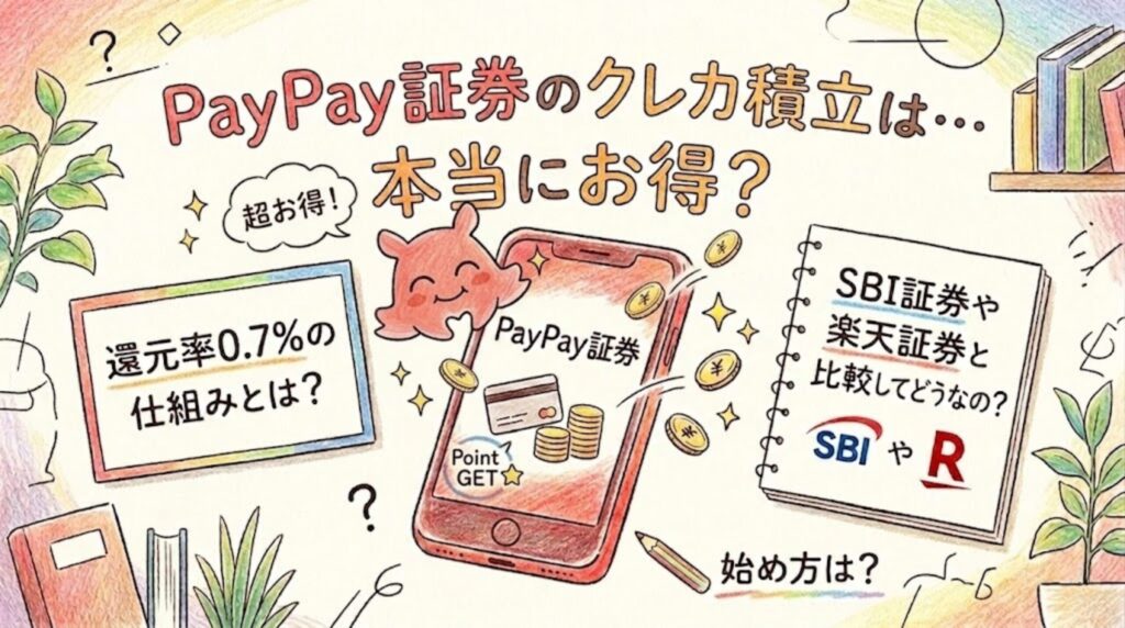 PayPay証券　クレカ積立