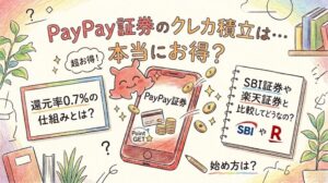 PayPay証券　クレカ積立