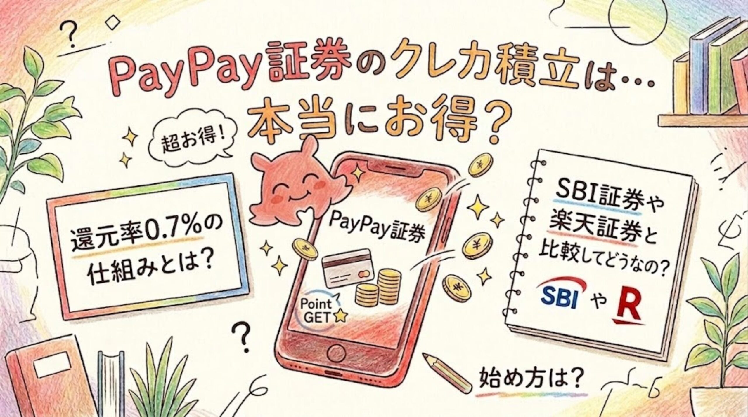 PayPay証券　クレカ積立