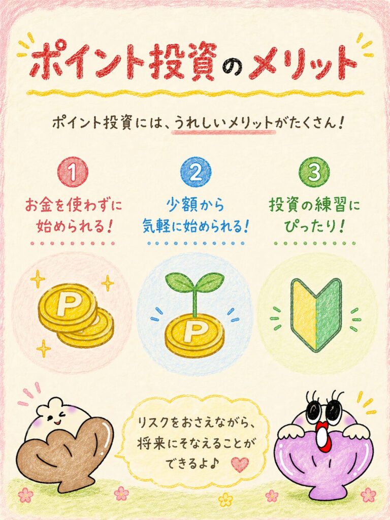 ポイント投資のメリット