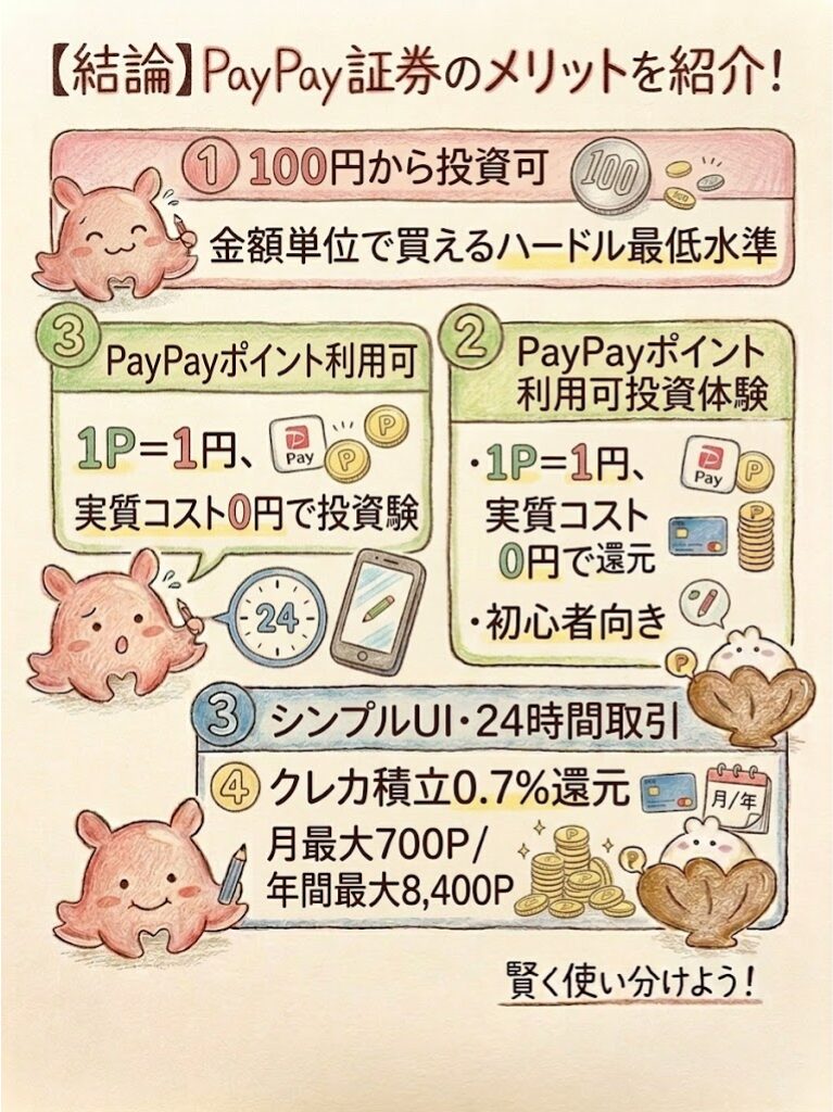 PayPay証券メリット