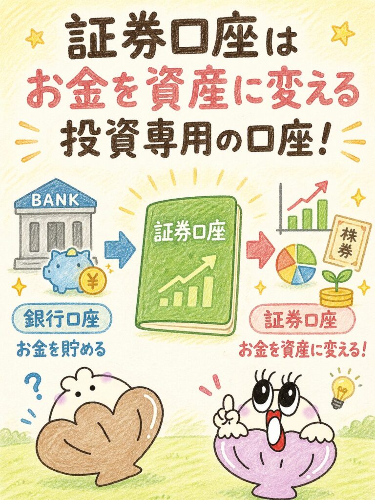 証券口座とは|「投資のためだけのお財布」と覚えればOK