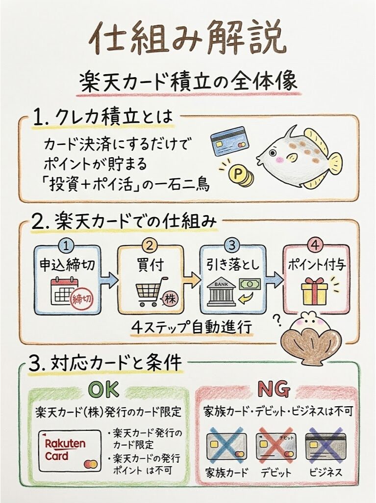 楽天証券のクレカ積立とは？仕組みをわかりやすく解説