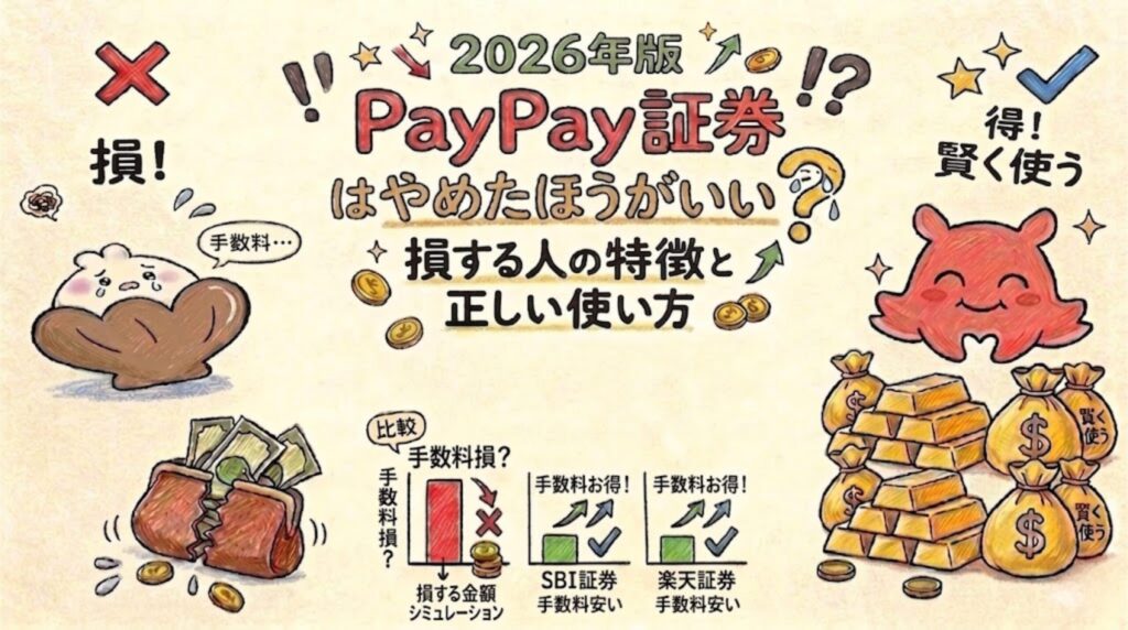 PayPay証券　やめたほうがいい