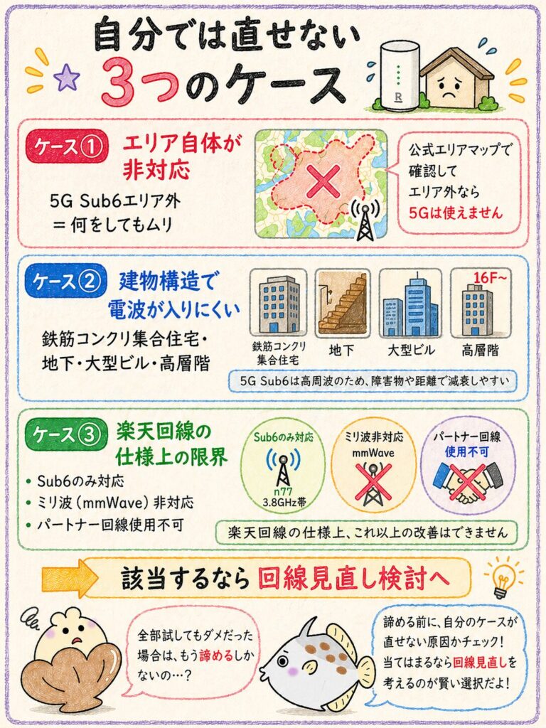 Rakuten Turbo　5Gにならない