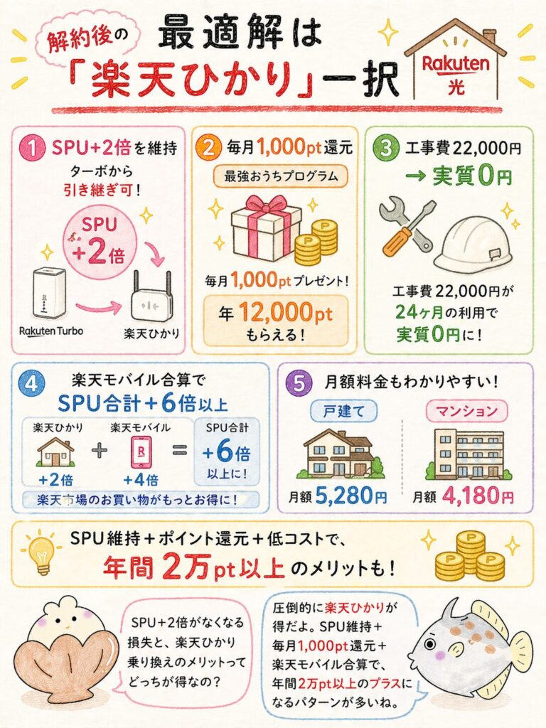 Rakuten Turboを解約するなら楽天ひかり