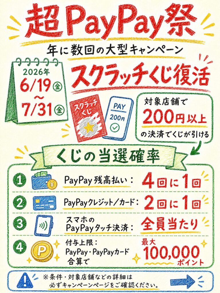 超PayPay祭（6/19〜7/31）