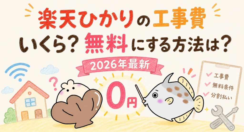 楽天ひかり　工事費無料