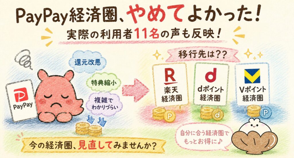 PayPay経済圏やめた