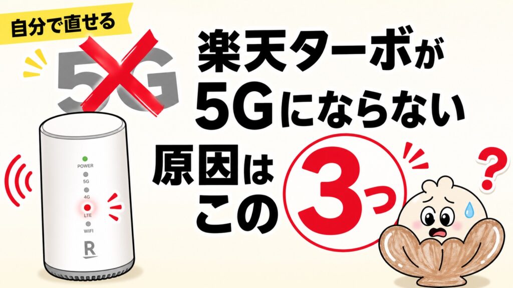 Rakuten Turbo5G　解決策