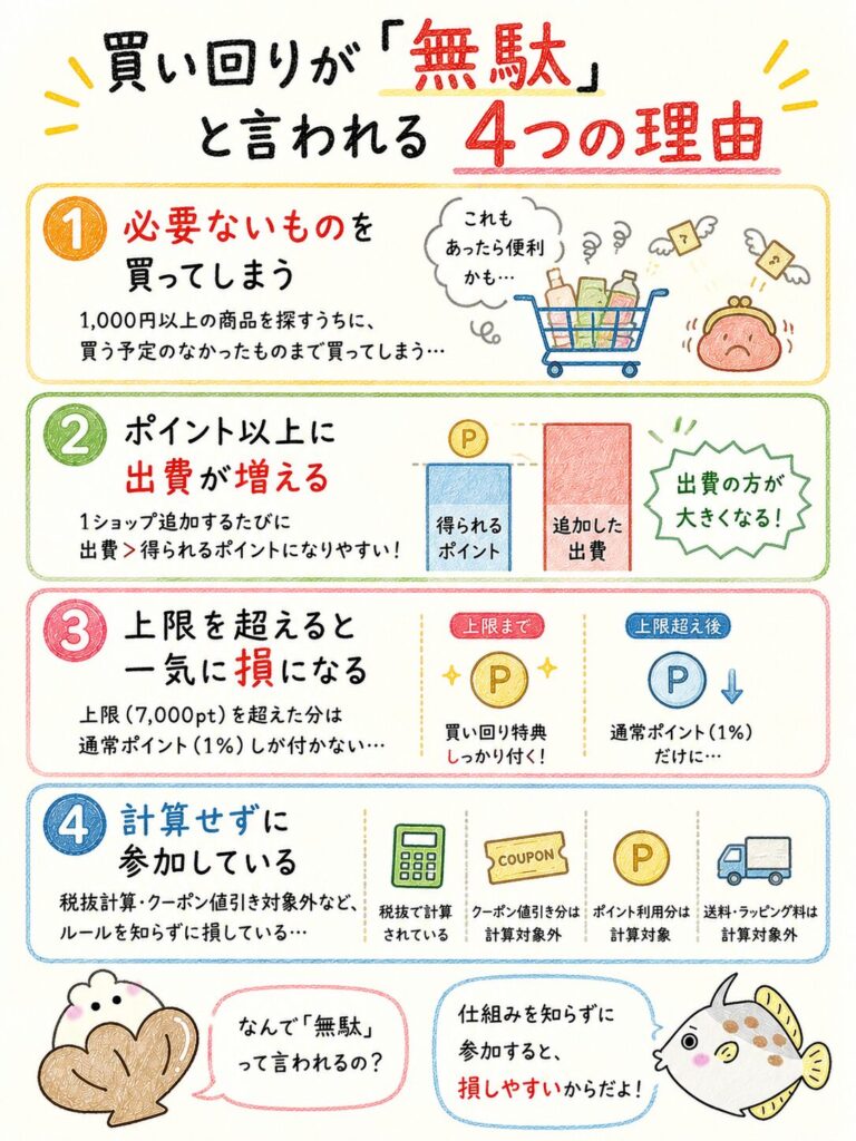 楽天買い回りが無駄と言われる理由