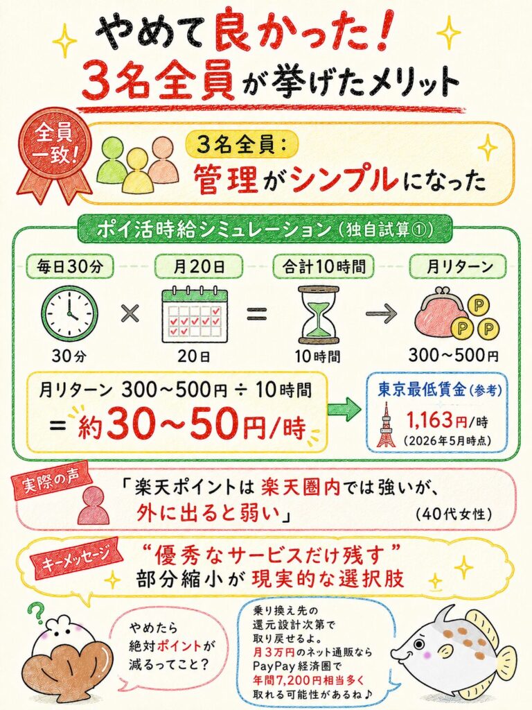 楽天経済圏をやめて良かったこと