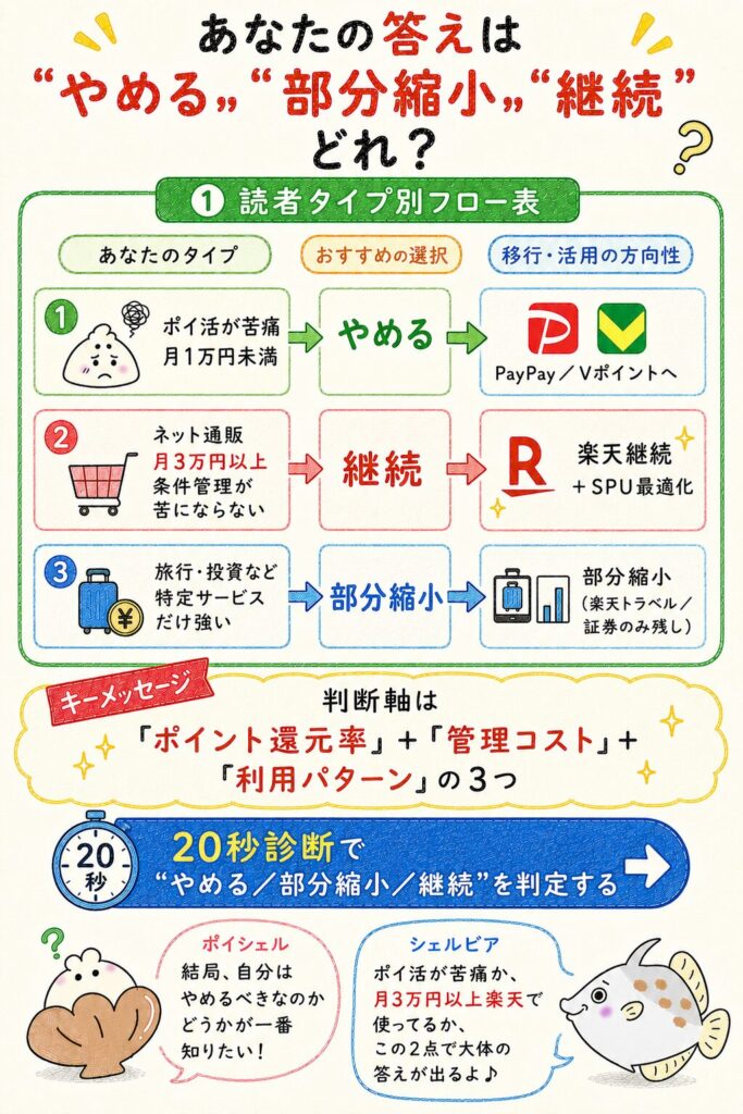 楽天経済圏をやめた理由から分かる最適な選び方