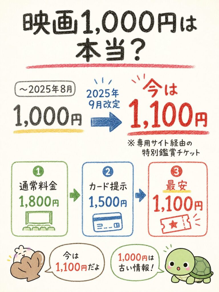 イオンカード(ミニオンズ)で映画1,000円は本当?