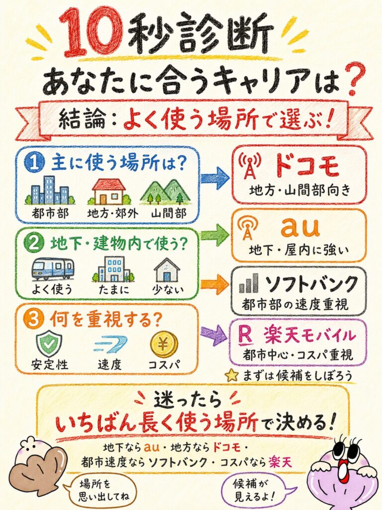 【10秒診断】あなたに合うキャリアをチェック