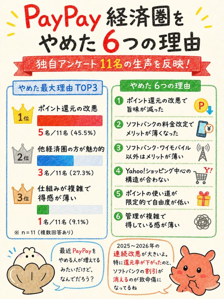 PayPay経済圏をやめた理由