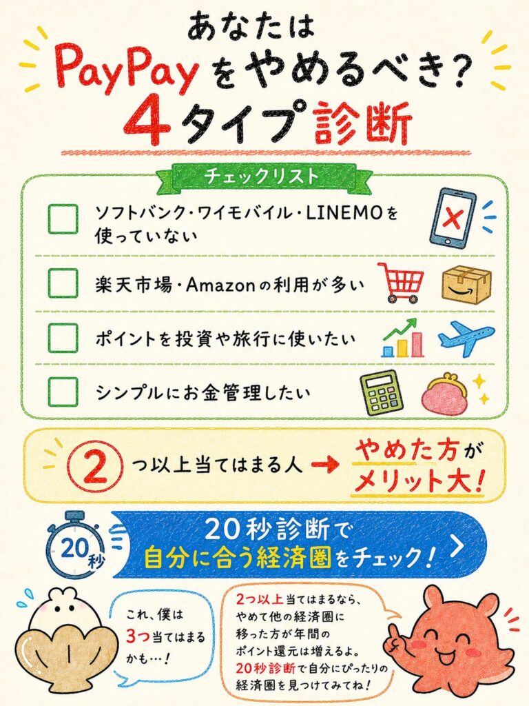 PayPay経済圏をやめた方がいい人
