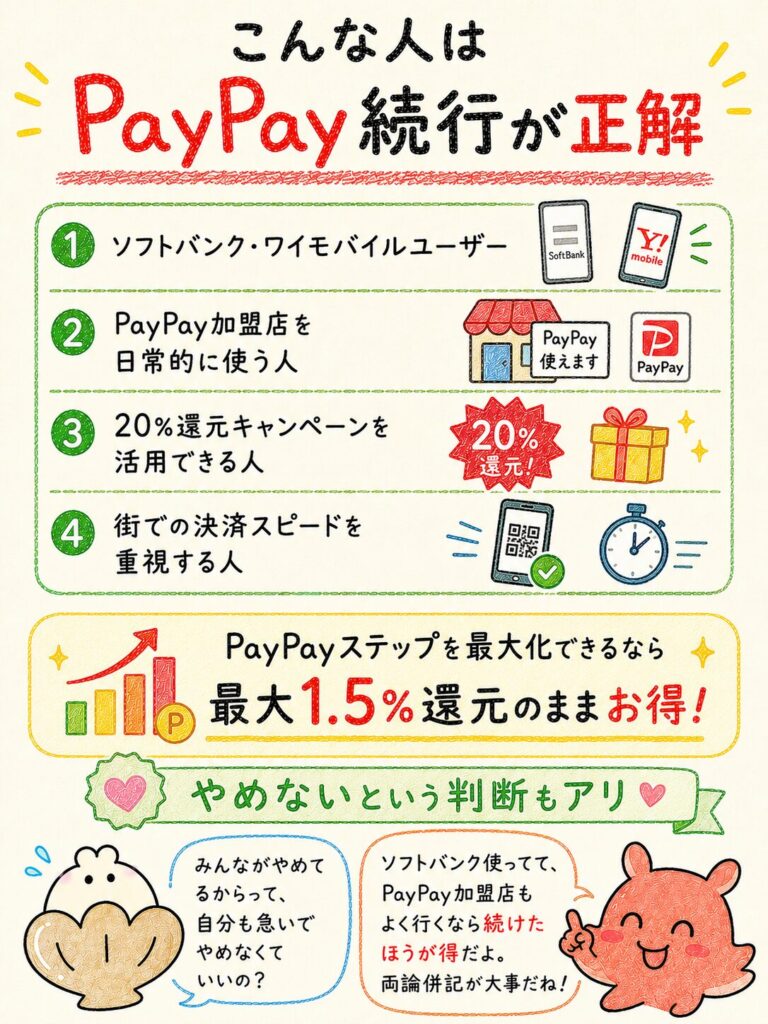 PayPay経済圏をやめない方がいい人