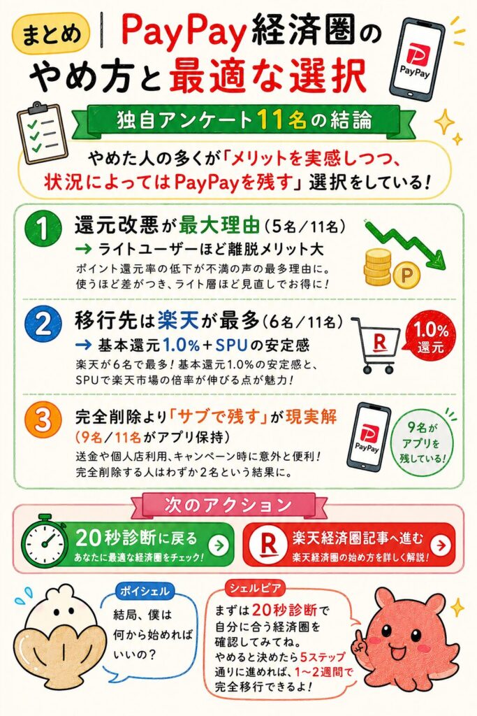 PayPay経済圏やめ方