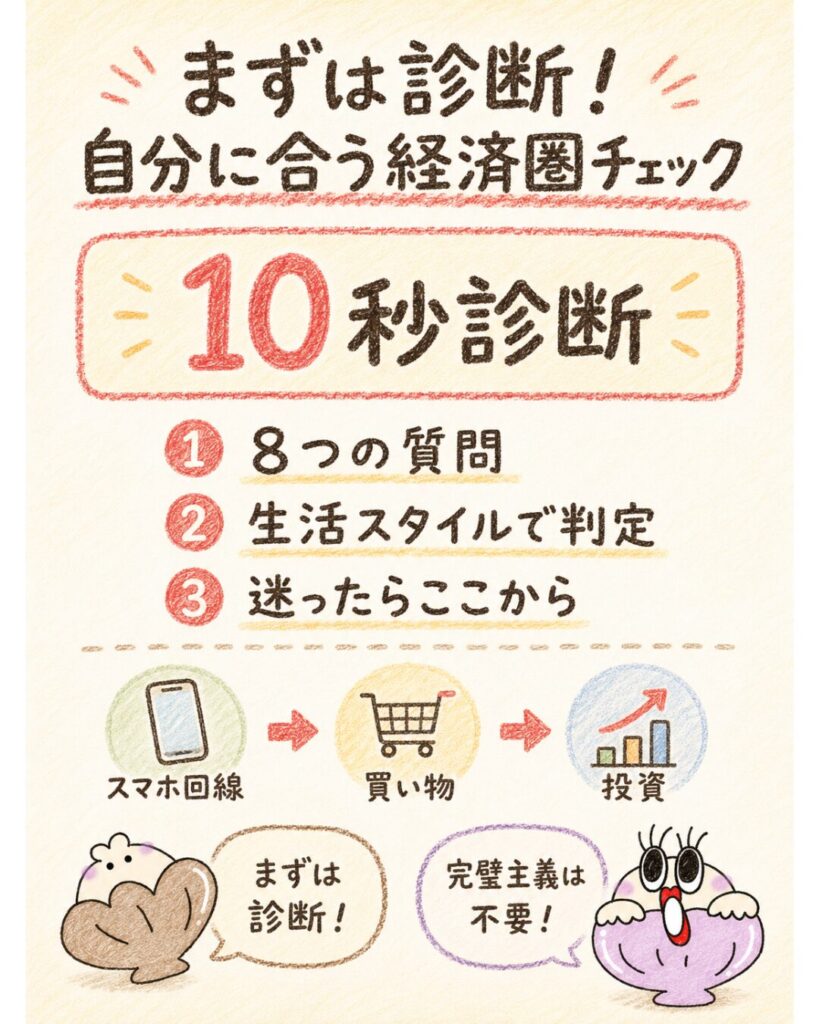 まずは診断！あなたに合う経済圏をチェック