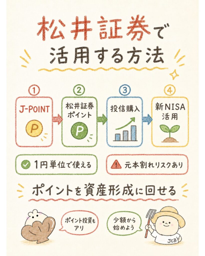 松井証券×J-POINTでポイントを無駄なく使う方法