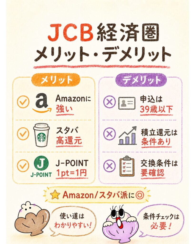 JCB経済圏のメリット・デメリット
