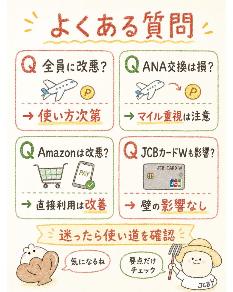 J-POINT改悪についてよくある質問