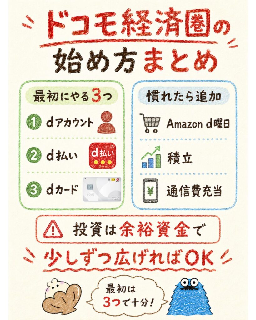 ドコモ経済圏の始め方まとめ