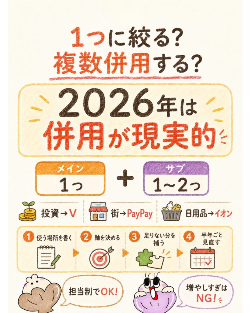 経済圏は一つに絞るべき？複数併用するべき？