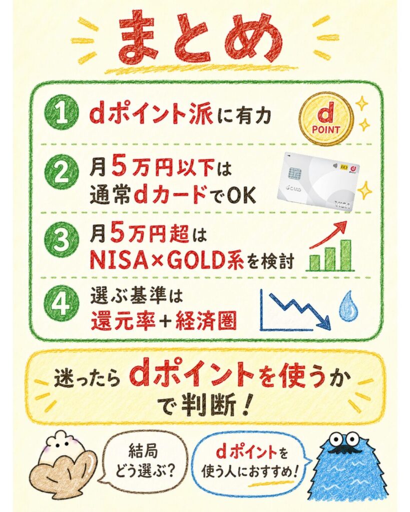 マネックス証券のdカード積立まとめ