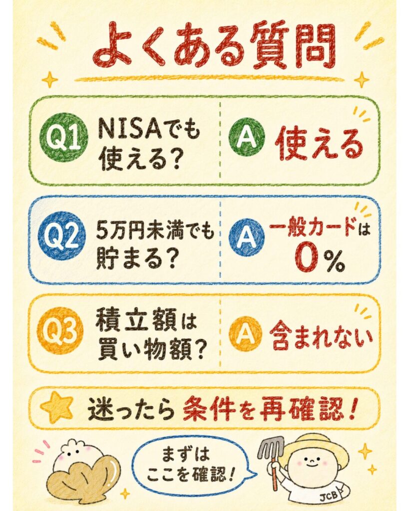 松井証券×JCBカード積立についてよくある質問