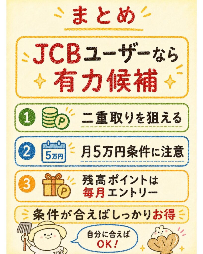 松井証券×JCBカード積立まとめ