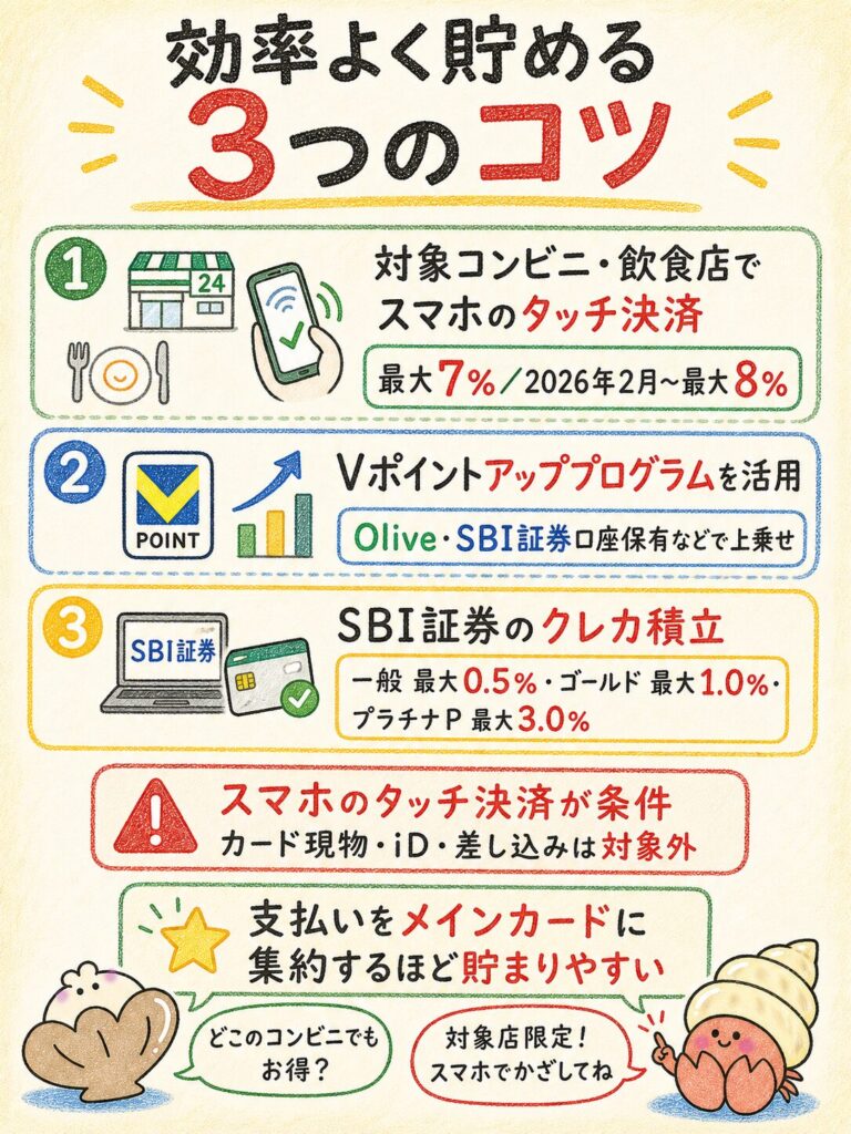 Vポイントを効率よく貯める方法