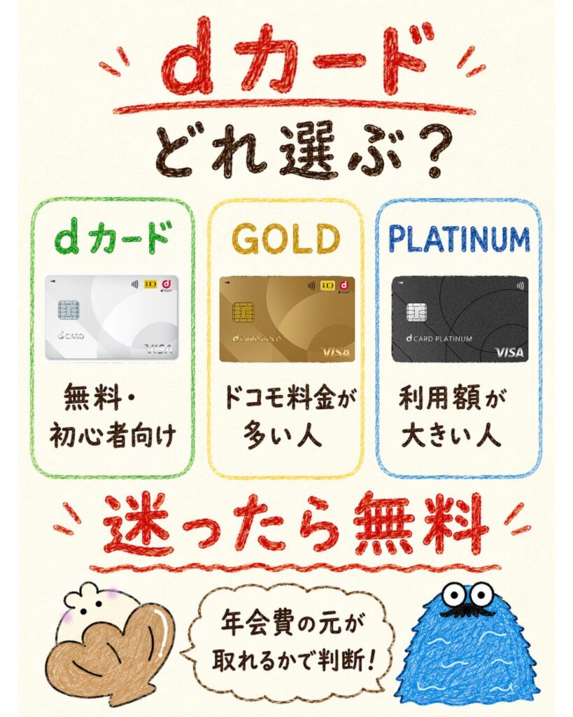dカードはどれを選ぶべき?