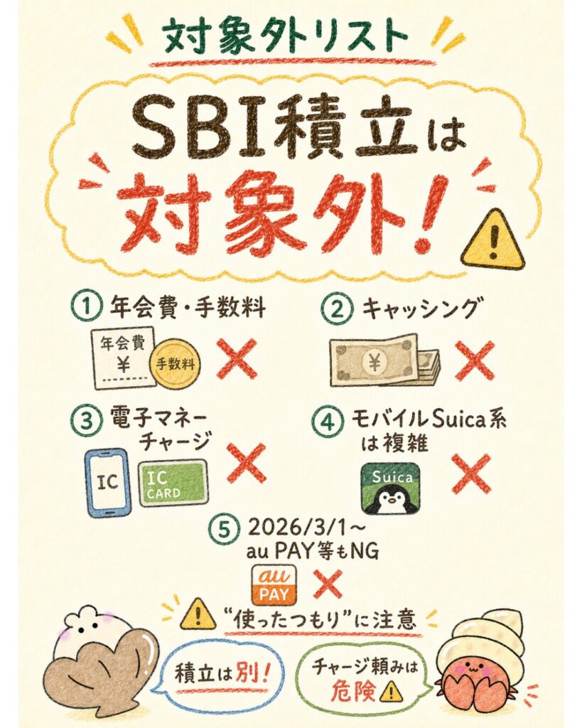 100万円修行の対象外リスト