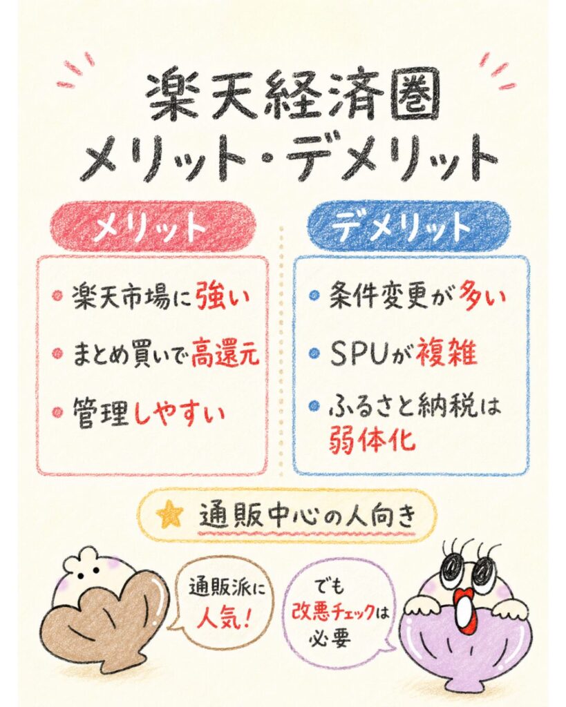 楽天経済圏のメリット・デメリット